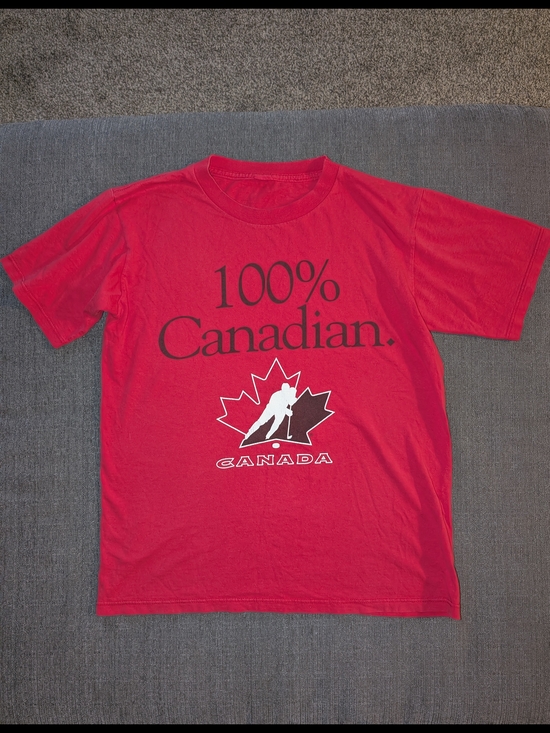Other - 100% Canadian Team Canada Red Graphic Tee